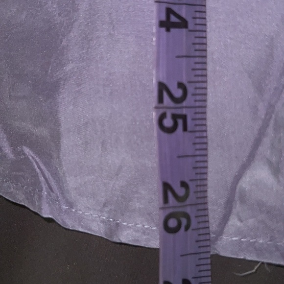 Vintage Daniel Hechter  lilac silk long sleeve shirt blouse with pockets - Picture 9 of 14